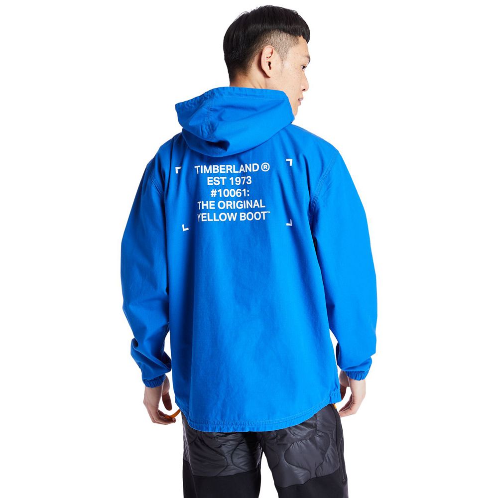 Sudadera Timberland Argentina Hombre - Workwear Ripstop Hoodie - Azules - JEVWHN-732